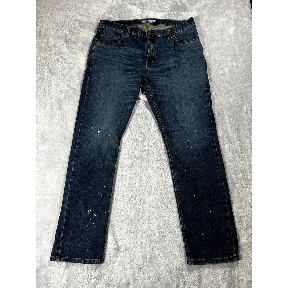 Carhartt Jeans Men 38x32 Blue Relaxed Fit Low Rise Tapered Denim 104960 H47